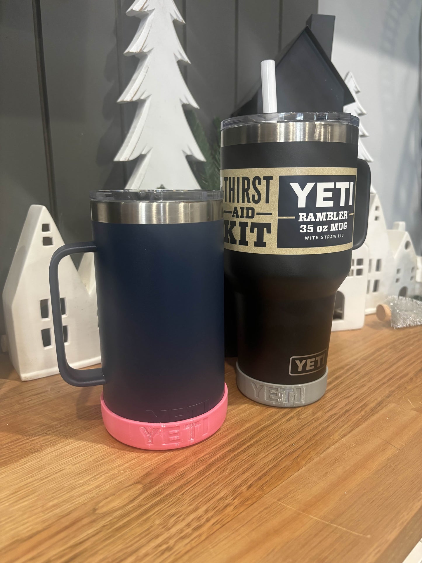 TPU Bumper Boot for YETI Rambler Bottles – Base Protector – Custom Name Option